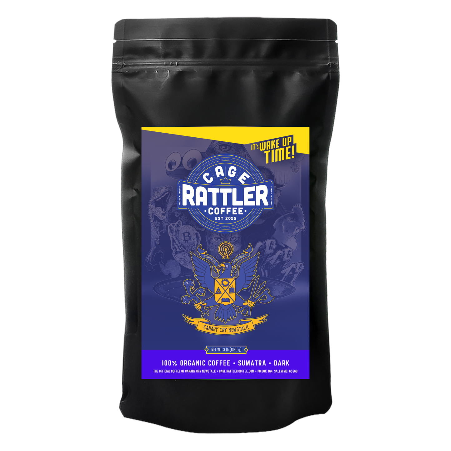 3lb Sumatra Aceh Tengah Region Organic- Roast Level: Nephilim Hunter (Dark)