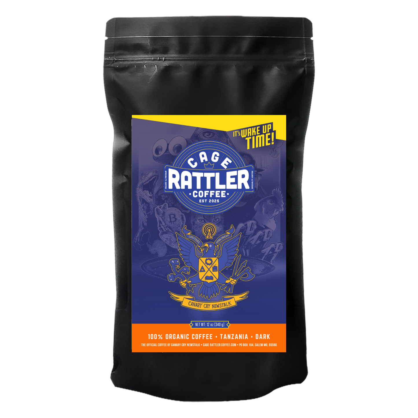 12oz Tanzania-Kilimanjaro - Roast Level: Nephilim Hunter (Dark)